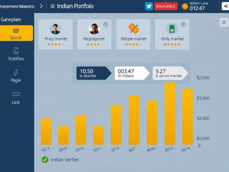 Investment Maestro user statistics graph for Indian market